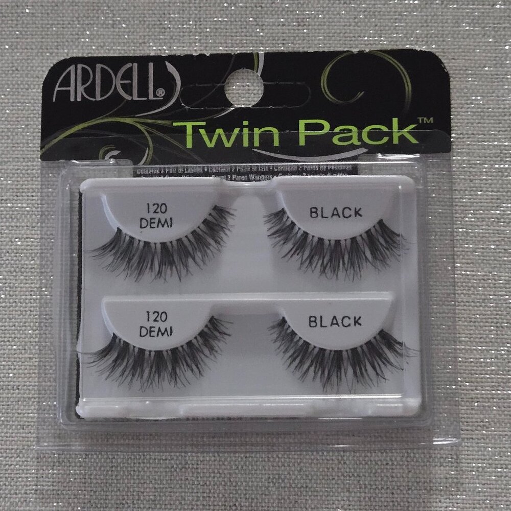 Ardele Twin Pack Eyelashes - Demi 120 Black - NWT